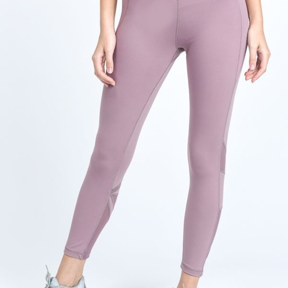 NWT Mauve Athletic Leggings - Picture 4 of 4